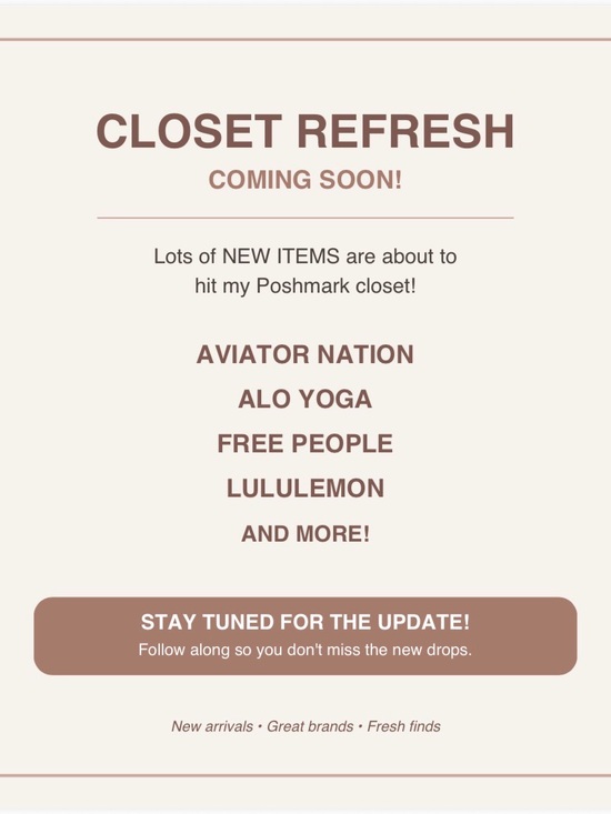 Other - Closet Refresh Graphic